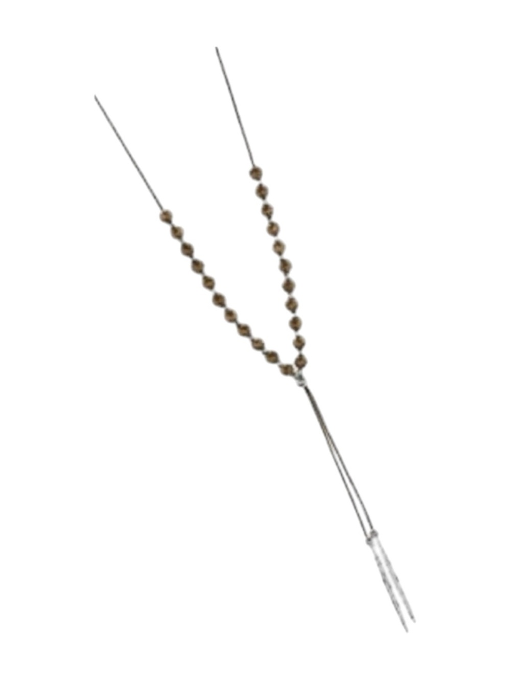 new Gorjana ϟ Pyrite Gem Beaded Necklace ϟ 18K Silverplated ϟ Energy Spiritual - Picture 10 of 13